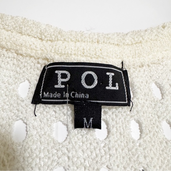 NEW POL Open Knit Crochet Tank Dress Swim Cover - Picture 10 of 14